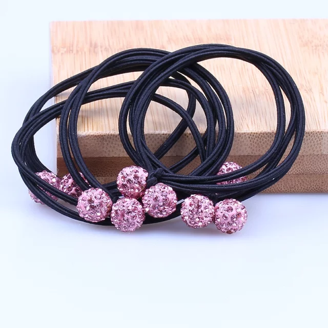 Rhin stone hair elastics