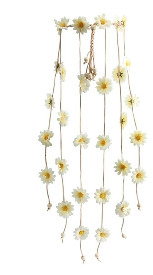 Floral Boho Daisy Headbands