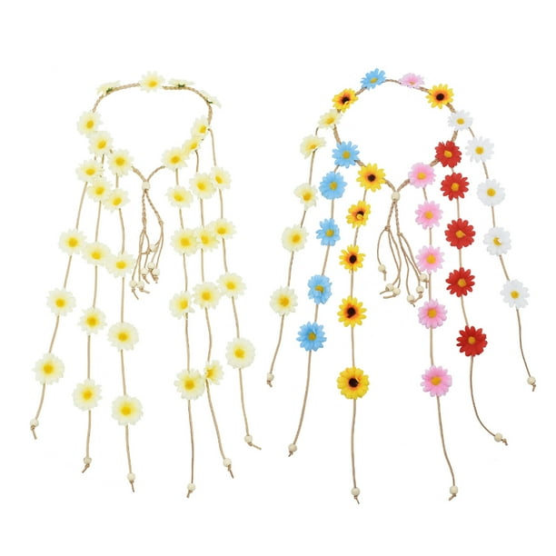 Floral Boho Daisy Headbands