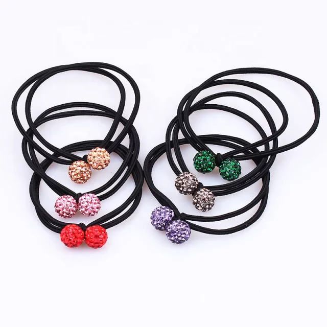 Rhin stone hair elastics